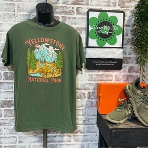 Yellowstone national parks tshirt adult large